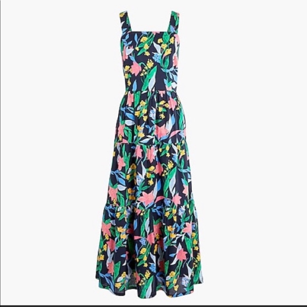 J.Crew Factory Tiered Maxi Floral Dress size 6